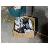 BOX LOT - CUPS, PLATES, CREAM, SUGAR, NIC NACS