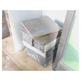 3 BOXES AND LOOSE CERAMIC TILE   13 X 13