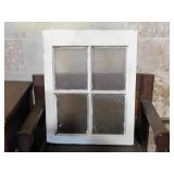 WINDOW FRAME - 4 PANES   26 X 20 X 17.5'