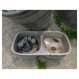 DOUBLE ALUMINUM SINK
