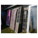 4 INSERTS WITH 4 PANES OF GLASS   13.75 X 81.75 (
