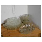 LOT - DIVIDED PLATE, BOWLS, PLATES