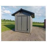 HUT WITH STEEL SIDING - 12' X  96' X 11' 6' -