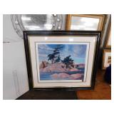 FRAMED PRINT 'NORTH SHORE' FRANKLIN CARMICHAEL