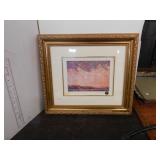 FRAMED PRINT - 'CANOE LAKE' #50/395 - TOM THOMSON