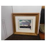 FRAMED PRINT 'THE BIRCHES'  #49/395 - TOM THOMSON