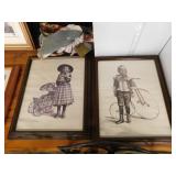 2 SIGNED FRAMED PRINTS - JOANNE THOMPSON