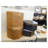 4 HAT BOXES  (EMPTY)