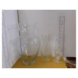 VASE & 2 BUD VASES