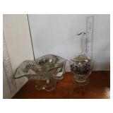 CHIP BOWL, DIP BOWL, CANDY DISH, DECANTER