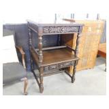 END TABLES WITH DRAWER    27.5 X 27.5 X 21.5