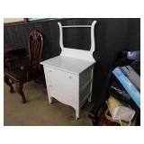 WASH STAND WITH HARP BACK    24 X 16.5 X 47