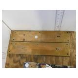 2 BRASS DOOR PUSHES