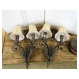 2 WALL SCONCES