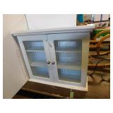 2 DOOR MEDICINE CABINET WITH 2 SHELVES