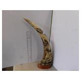 CARVED TUSK