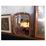 WOOD FRAMED MIRROR