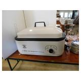 NESCO 18QUART ROASTER OVEN & WARMING TRAY