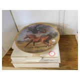 3 COLLECTOR PLATES - HORSES
