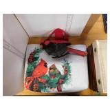 CARDINAL BIRD FEEDER AND TOTE