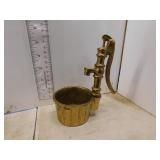 BRASS PUMP & BARREL MINIATURE
