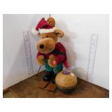 MUSICAL MOOSE, CANDLE HOLDER