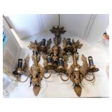 3 WALL SCONCES