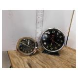 2 ALARM CLOCKS - WESTCLOX BABY BEN & POLARIS