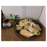 ADVERTISING TRAY, SHOT GLASSES, NIC NACS, CREAM