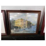 FRAMED PRINT  SIGNED     15.5 X 12.5