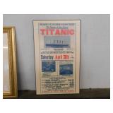 PLAK-IT POSTER  'TITANIC'   10.75 X 18