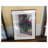 FRAMED PRINT - PLANT   12 X 16