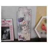CHRISTMAS DECORATION - 'SNOWMAN'  12 X 31
