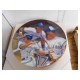 3 COLLECTOR PLATES - 2 HOCKEY,  1 BASEBALL