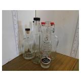 LOT COLLECTOR BOTTLES AND PURE SPRING POP BOTTLE