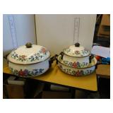 3 POTS WITH 2 LIDS