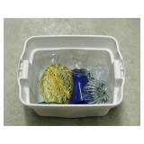 TOTE - VASES, DIVIDED DISH, CANDY DISH