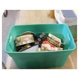 TOTE - LAMP SHADE, COLLECTOR TINS, NIC NACS