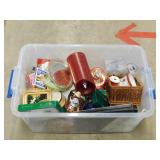 TOTE - MUGS, CANDLE, MISCELLANEOUS DISHES,