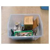TOTE - GLASSES, MUGS, PICKLE DISHES, CHEESE KNIFE,