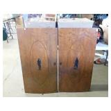 2 CUPBOARD DOORS    20.75 X 40