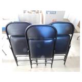 3 FOLDING CHAIRS