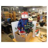 BOX LOT - CHRISTMAS DECORATIONS - SNOWMEN