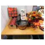 FALL DECORATION ARTIFICAL FLOWERS IN METAL