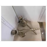 2 CANDLE STICK WALL SCONCES