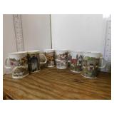 6 - DUNOON COTTAGE MUGS