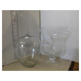CANDY DISH WITH LID,   PEDESTAL DISH