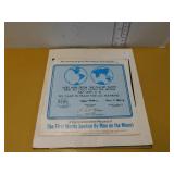 COMMEMORATIVE RECORD - FIRST WORDS SPOKEN ON