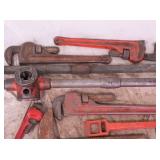 Pipe Fitter Lot Rigid Threading Tools Wrenches