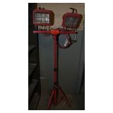 Dual light Halogen on stand